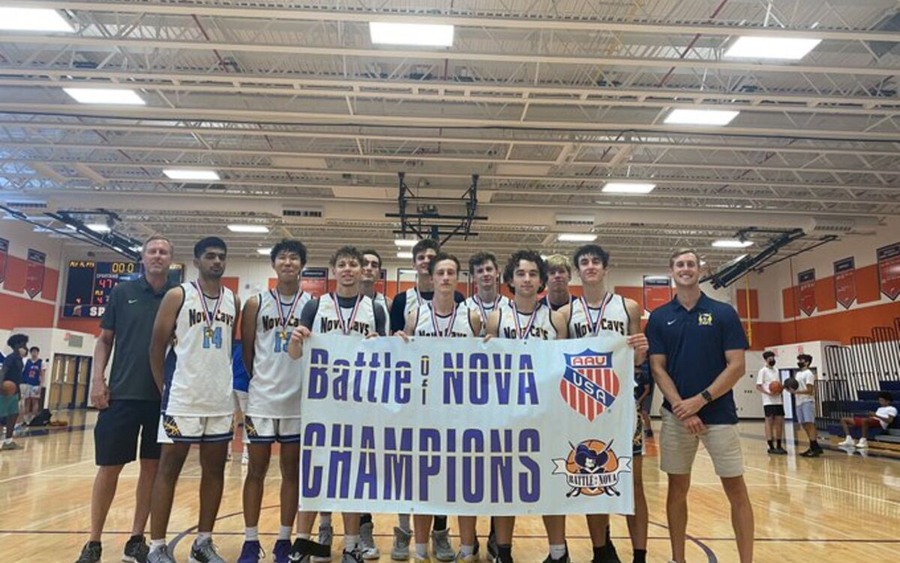 NOVA CAVS team celebrating a tournament championship